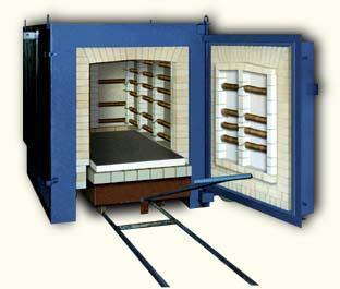 Камерная электропечь с выкатным подом СНОЛ 700/12-ВП